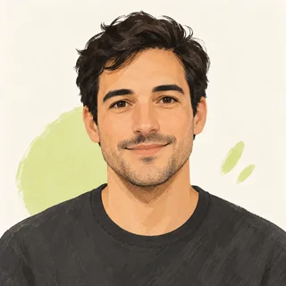 Illustrated author placeholder